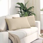 Casa si Gradina - Textile si covoare - Perne si pilote - Perne decorative - Perne pentru canapea 2 pcs Crem 80 x 40 cm tesatura - Infinity.ro