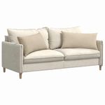 Casa si Gradina - Textile si covoare - Perne si pilote - Perne decorative - Perne pentru canapea 2 pcs Crem 80 x 40 cm tesatura - Infinity.ro