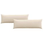 Casa si Gradina - Textile si covoare - Perne si pilote - Perne decorative - Perne pentru canapea 2 pcs Bej 120 x 40 cm tesatura - Infinity.ro