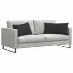 Casa si Gradina - Textile si covoare - Perne si pilote - Perne decorative - Perne pentru canapea 2 pcs Negru 80 x 40 cm tesatura - Infinity.ro