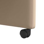 Casa si Gradina - Mobilier - Scaune si fotolii - Scaune - Scaune de dining cu roti 2 pcs Cappuccino 57 x 66 x 94 cm - Infinity.ro