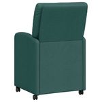 Casa si Gradina - Mobilier - Scaune si fotolii - Scaune - Scaune de dining 2 pcs Verde inchis 57 x 67 x 95 cm tesatura - Infinity.ro
