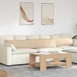 Casa si Gradina - Textile si covoare - Perne si pilote - Perne decorative - Perne pentru canapea 2 pcs Crem 200 x 40 cm tesatura - Infinity.ro