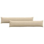 Casa si Gradina - Textile si covoare - Perne si pilote - Perne decorative - Perne pentru canapea 2 pcs Crem 200 x 40 cm tesatura - Infinity.ro