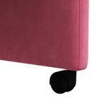 Casa si Gradina - Mobilier - Scaune si fotolii - Scaune - Scaune de dining cu roti 2 pcs bordo 58 x 65 x 98 cm Catifea - Infinity.ro