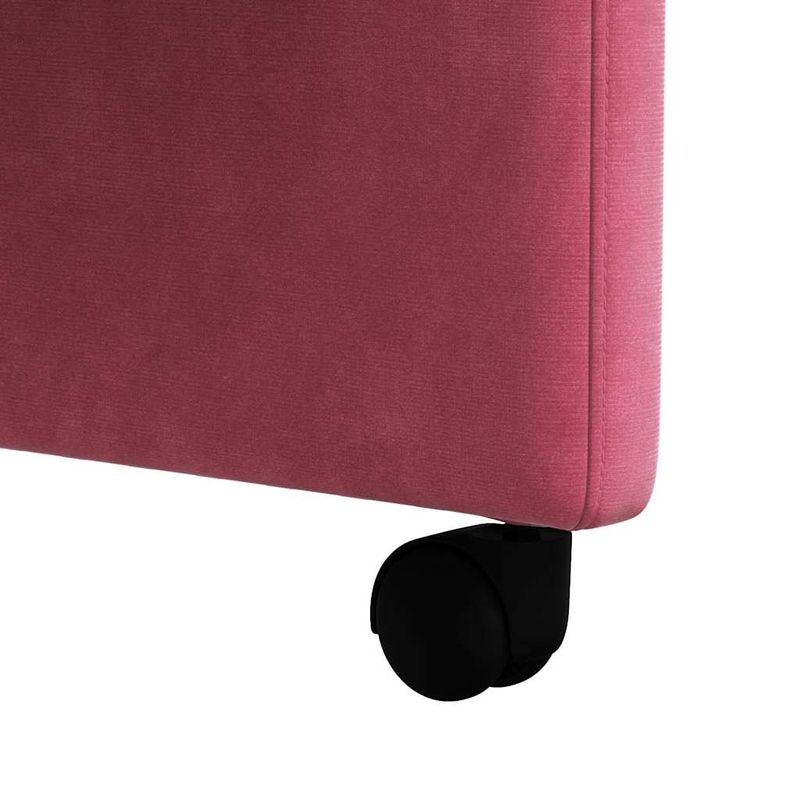 Casa si Gradina - Mobilier - Scaune si fotolii - Scaune - Scaune de dining cu roti 2 pcs bordo 58 x 65 x 98 cm Catifea - Infinity.ro