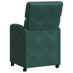 Casa si Gradina - Mobilier - Scaune si fotolii - Scaune - Scaune de dining 2 pcs Verde inchis 58 x 65 x 98 cm Catifea - Infinity.ro