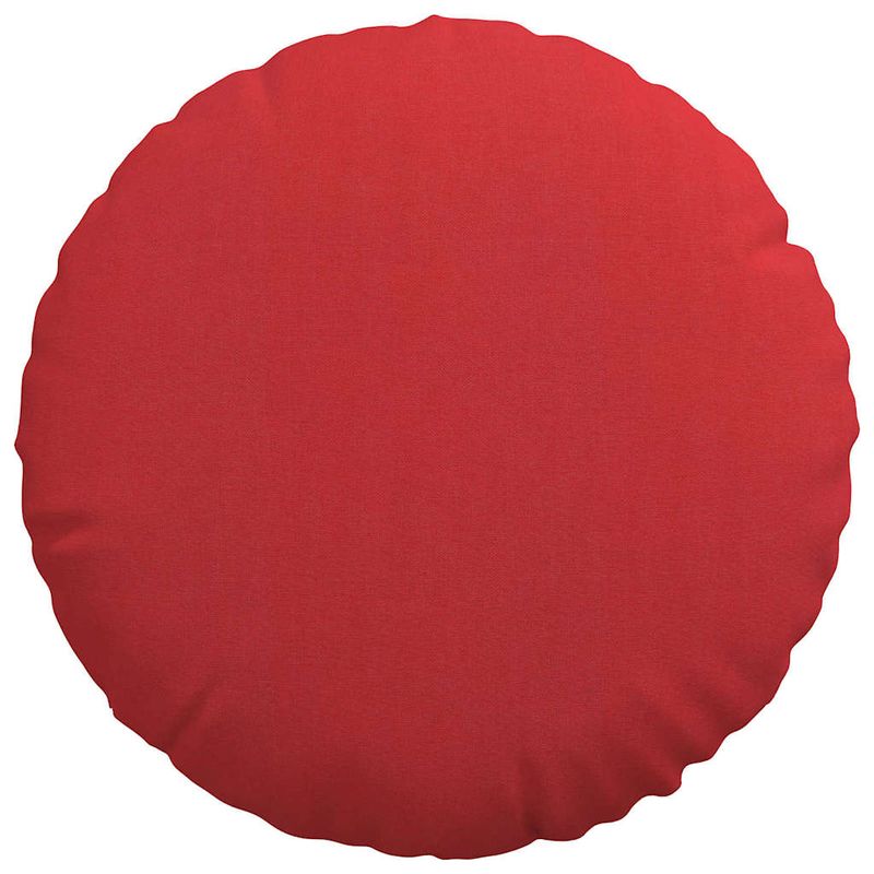 Casa si Gradina - Textile si covoare - Perne si pilote - Perne decorative - Perne de Sezut 2 pcs Rosu Ø40 x 13 cm tesatura - Infinity.ro