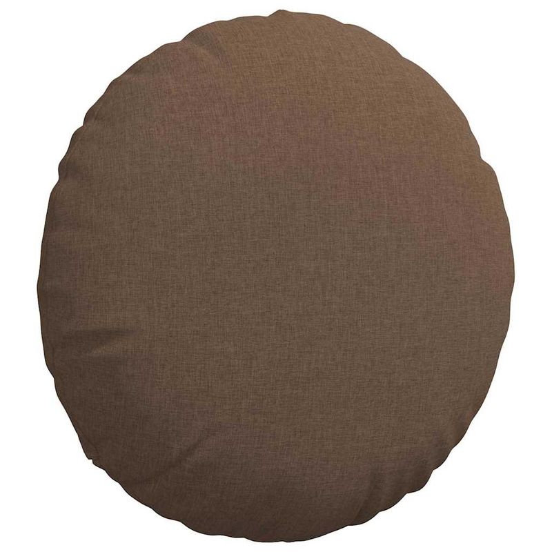 Casa si Gradina - Textile si covoare - Perne si pilote - Perne decorative - Perne de Sezut 2 pcs Maro Ø50 x 19 cm tesatura - Infinity.ro