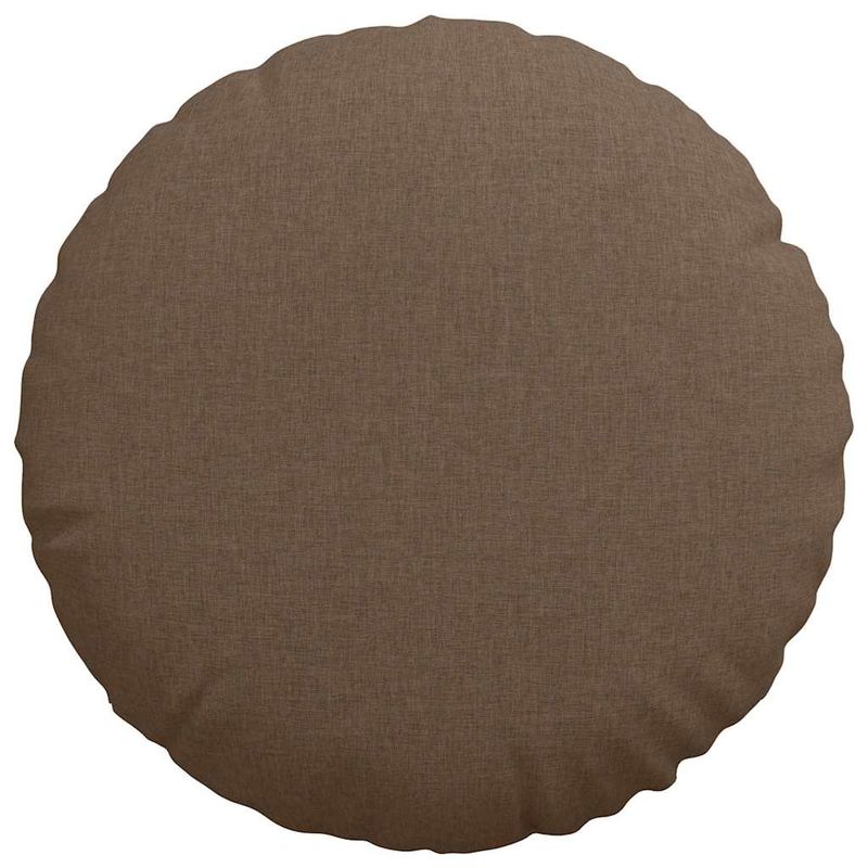 Casa si Gradina - Textile si covoare - Perne si pilote - Perne decorative - Perne de Sezut 2 pcs Maro Ø50 x 19 cm tesatura - Infinity.ro