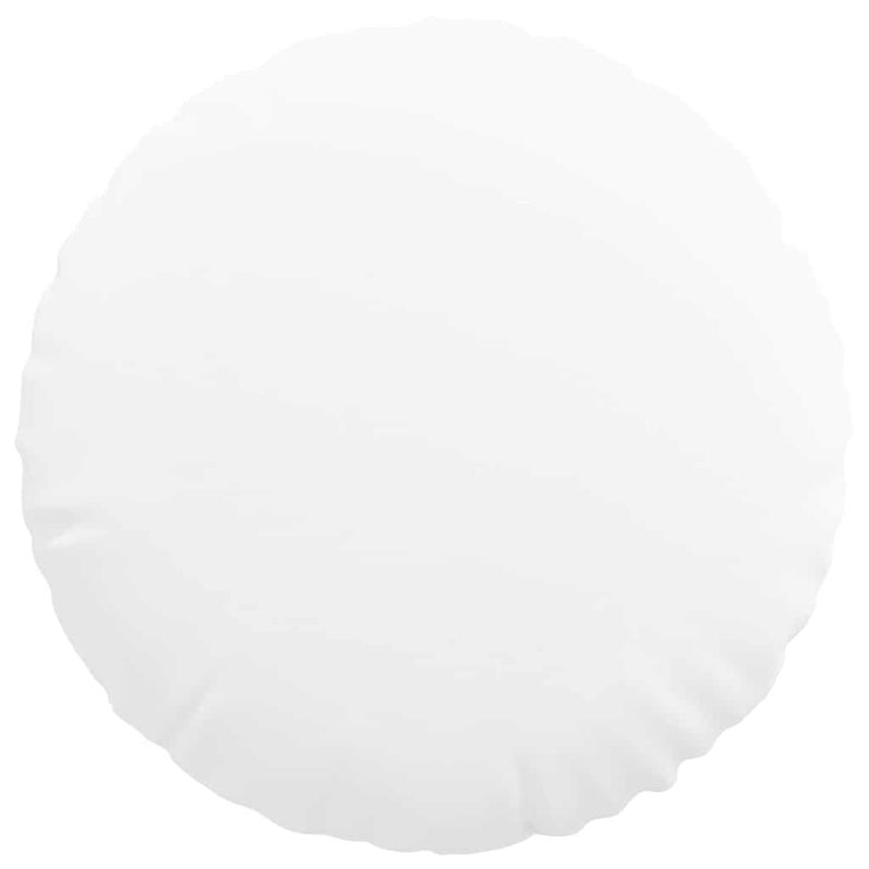 Casa si Gradina - Textile si covoare - Perne si pilote - Perne decorative - Perne de Sezut 2 pcs Alb Ø50 x 19 cm tesatura - Infinity.ro