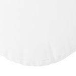 Casa si Gradina - Textile si covoare - Perne si pilote - Perne decorative - Perne de Sezut 2 pcs Alb Ø50 x 19 cm tesatura - Infinity.ro
