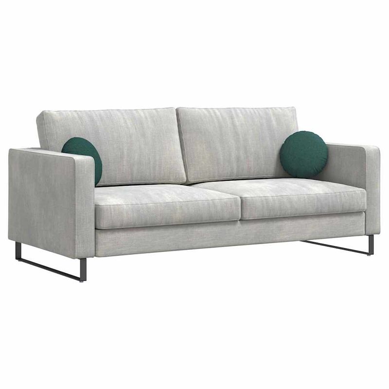 Casa si Gradina - Textile si covoare - Perne si pilote - Perne decorative - Perne de Sezut 2 pcs Verde inchis Ø30 x 13 cm tesatura - Infinity.ro