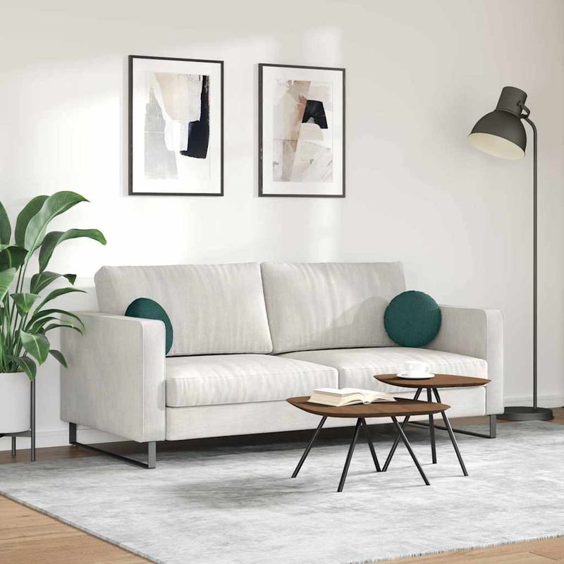 Casa si Gradina - Textile si covoare - Perne si pilote - Perne decorative - Perne de Sezut 2 pcs Verde inchis Ø30 x 13 cm tesatura - Infinity.ro