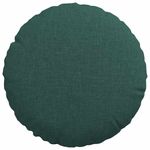 Casa si Gradina - Textile si covoare - Perne si pilote - Perne decorative - Perne de Sezut 2 pcs Verde inchis Ø30 x 13 cm tesatura - Infinity.ro