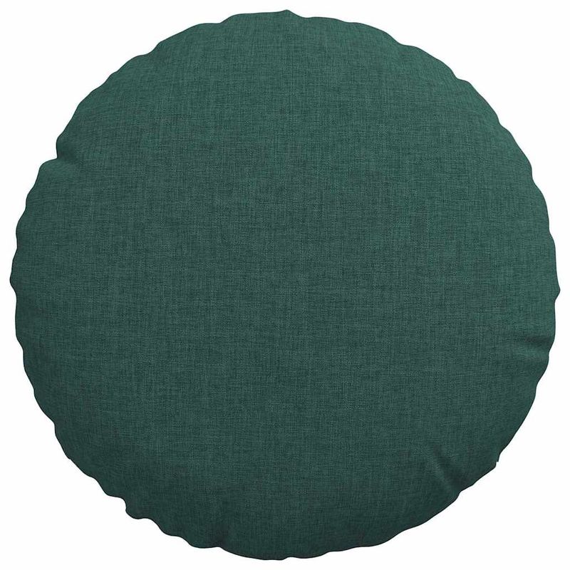 Casa si Gradina - Textile si covoare - Perne si pilote - Perne decorative - Perne de Sezut 2 pcs Verde inchis Ø30 x 13 cm tesatura - Infinity.ro