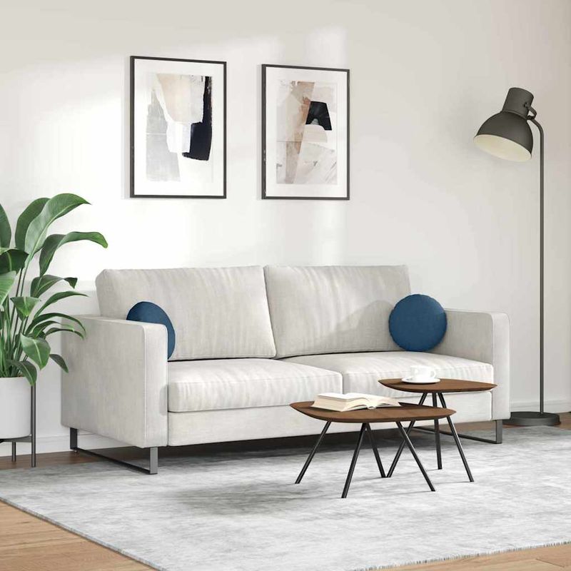 Casa si Gradina - Textile si covoare - Perne si pilote - Perne decorative - Perne de Sezut 2 pcs albastru Ø30 x 13 cm tesatura - Infinity.ro