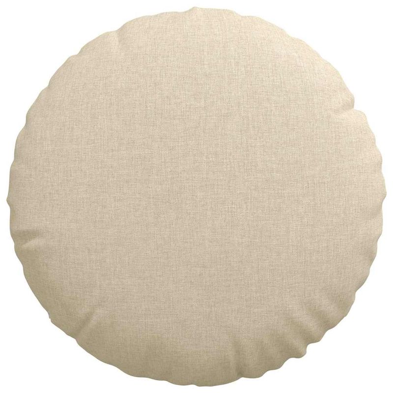 Casa si Gradina - Textile si covoare - Perne si pilote - Perne decorative - Perne de Sezut 2 pcs Crem Ø40 x 13 cm tesatura - Infinity.ro