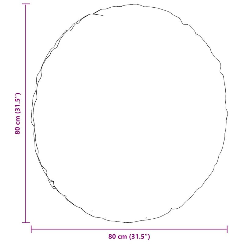 Casa si Gradina - Textile si covoare - Perne si pilote - Perne decorative - Perne de Sezut 2 pcs Maro Ø80 x 29 cm tesatura - Infinity.ro