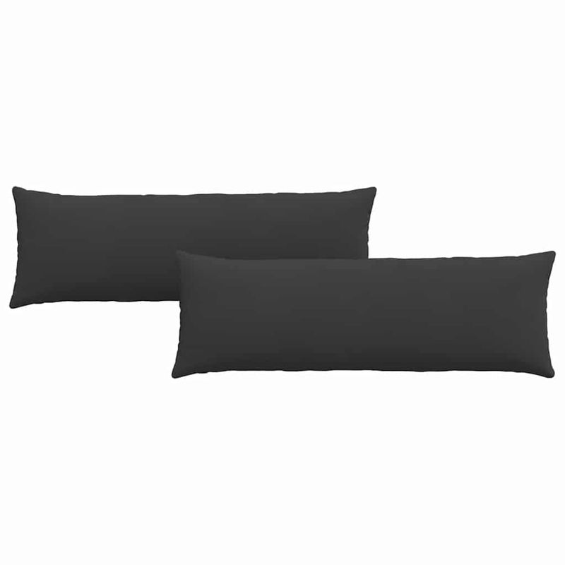 Casa si Gradina - Textile si covoare - Perne si pilote - Perne decorative - Perne pentru canapea 2 pcs Negru 120 x 40 cm tesatura - Infinity.ro