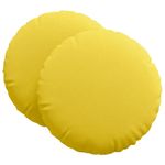 Casa si Gradina - Textile si covoare - Perne si pilote - Perne decorative - Perne de Sezut 2 pcs Galben Deschis Ø80 x 29 cm tesatura - Infinity.ro