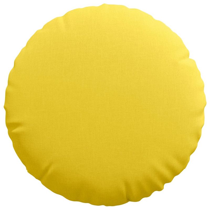 Casa si Gradina - Textile si covoare - Perne si pilote - Perne decorative - Perne de Sezut 2 pcs Galben Deschis Ø80 x 29 cm tesatura - Infinity.ro
