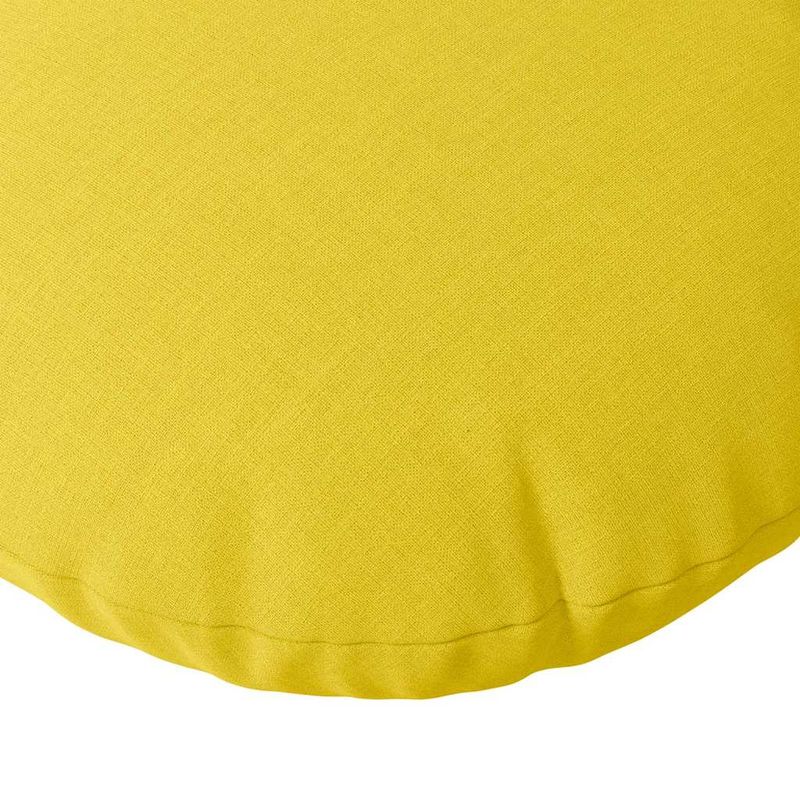 Casa si Gradina - Textile si covoare - Perne si pilote - Perne decorative - Perne de Sezut 2 pcs Galben Deschis Ø80 x 29 cm tesatura - Infinity.ro