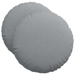 Casa si Gradina - Textile si covoare - Perne si pilote - Perne decorative - Perne de Sezut 2 pcs Gri deschis Ø50 x 19 cm tesatura - Infinity.ro