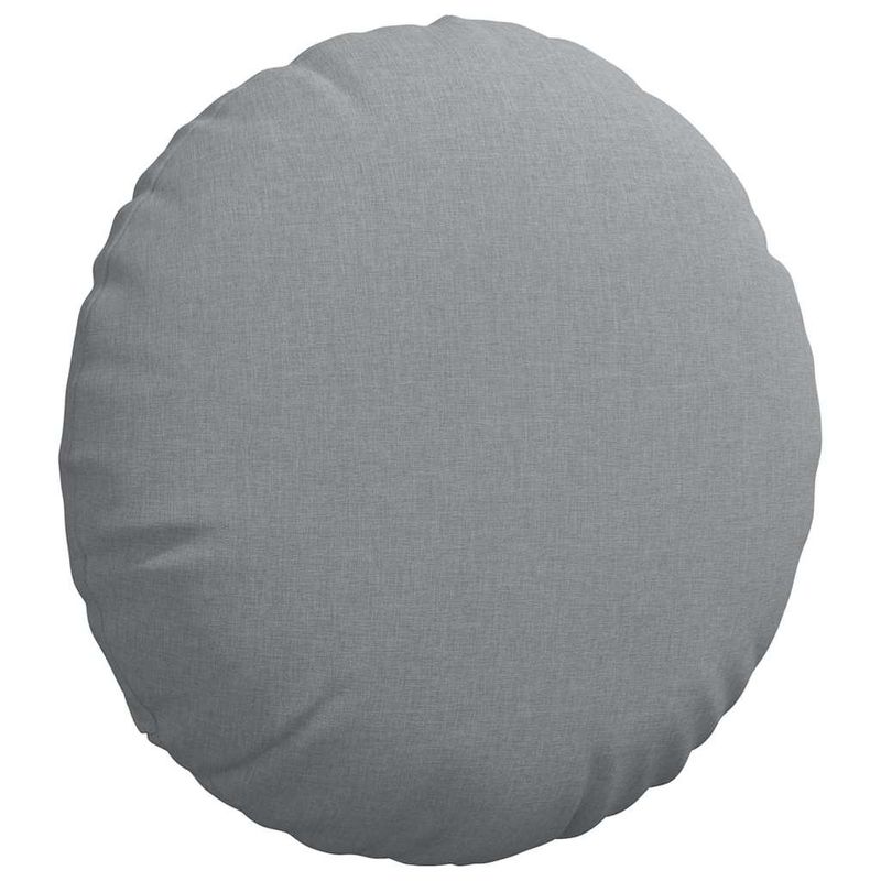 Casa si Gradina - Textile si covoare - Perne si pilote - Perne decorative - Perne de Sezut 2 pcs Gri deschis Ø50 x 19 cm tesatura - Infinity.ro