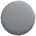 Casa si Gradina - Textile si covoare - Perne si pilote - Perne decorative - Perne de Sezut 2 pcs Gri deschis Ø50 x 19 cm tesatura - Infinity.ro