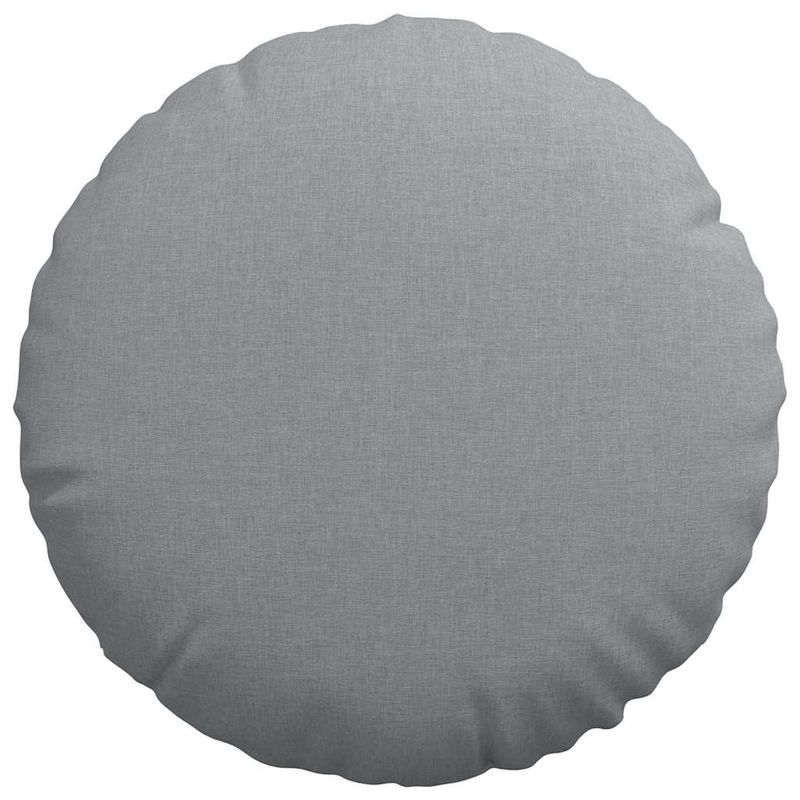 Casa si Gradina - Textile si covoare - Perne si pilote - Perne decorative - Perne de Sezut 2 pcs Gri deschis Ø50 x 19 cm tesatura - Infinity.ro