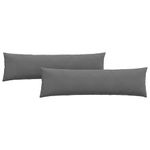 Casa si Gradina - Textile si covoare - Perne si pilote - Perne decorative - Perne pentru canapea 2 pcs Gri inchis 145 x 40 cm tesatura - Infinity.ro