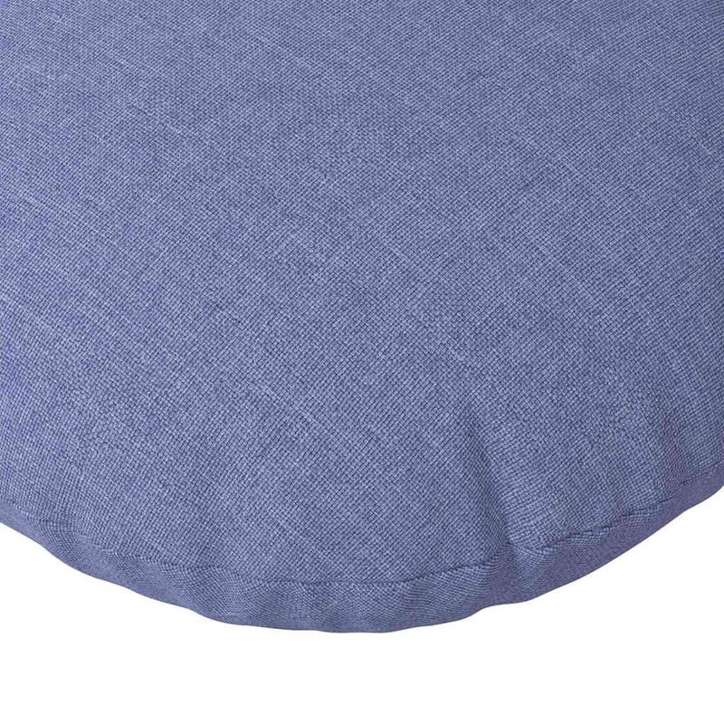 Casa si Gradina - Textile si covoare - Perne si pilote - Perne decorative - Perne de Sezut 2 pcs Albastru Jeans Ø80 x 29 cm tesatura - Infinity.ro