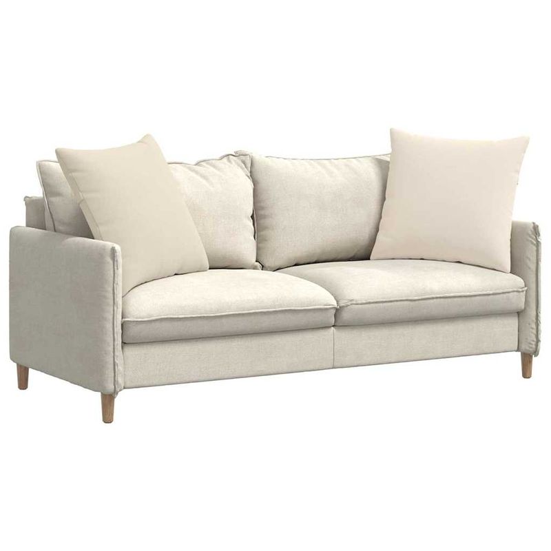 Casa si Gradina - Textile si covoare - Perne si pilote - Perne decorative - Perne pentru canapea 2 pcs Bej 60 x 60 cm tesatura - Infinity.ro