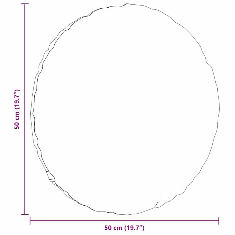 Casa si Gradina - Textile si covoare - Perne si pilote - Perne decorative - Perne de Sezut 2 pcs Crem Ø50 x 19 cm tesatura - Infinity.ro