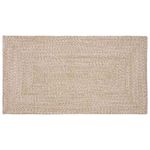 Casa si Gradina - Textile si covoare - Covoare - Covoare casa - Covor Natural si alb 60 x 110 cm Iuta - Infinity.ro