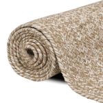 Casa si Gradina - Textile si covoare - Covoare - Covoare casa - Covor Natural si alb 60 x 110 cm Iuta - Infinity.ro