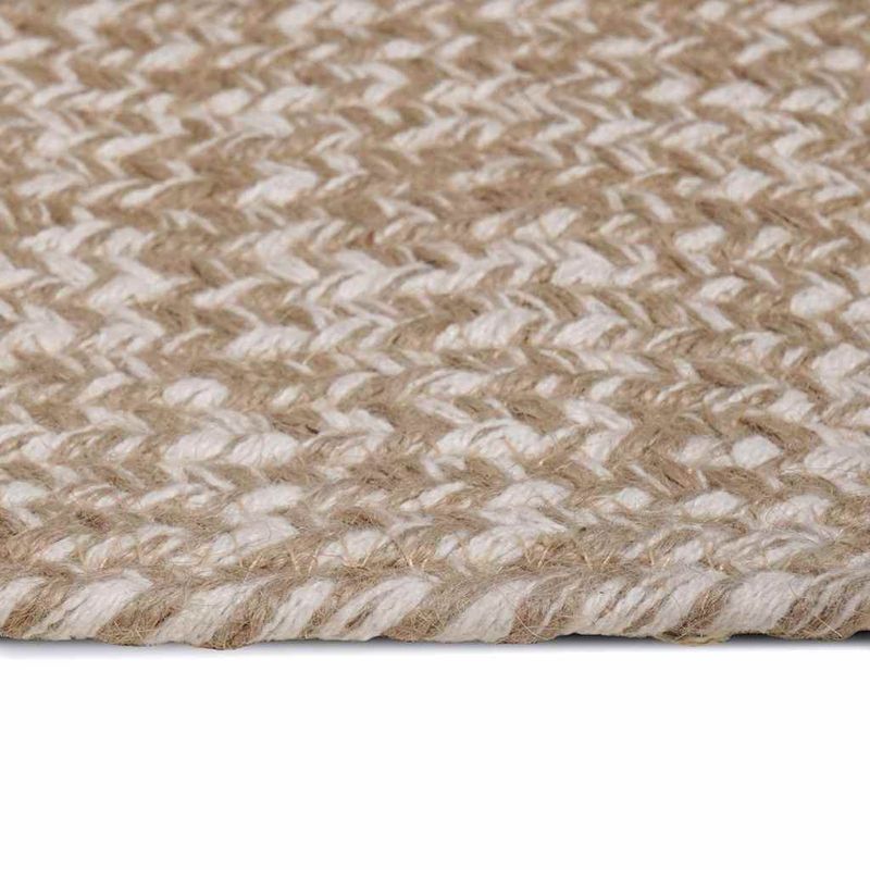 Casa si Gradina - Textile si covoare - Covoare - Covoare casa - Covor Natural si alb 60 x 110 cm Iuta - Infinity.ro