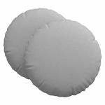 Casa si Gradina - Textile si covoare - Perne si pilote - Perne decorative - Perne de Sezut 2 pcs Gri nori Ø80 x 29 cm tesatura - Infinity.ro