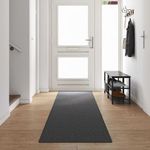 Casa si Gradina - Textile si covoare - Covoare - Covoare casa - Runner din covor Gri inchis 80 x 500 cm 100% polipropilena - Infinity.ro