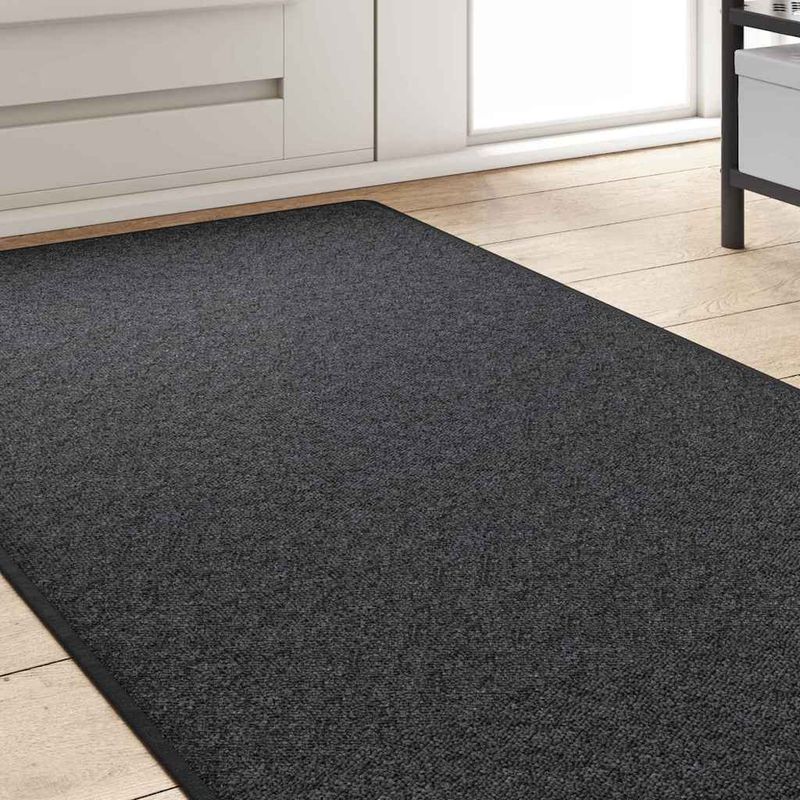 Casa si Gradina - Textile si covoare - Covoare - Covoare casa - Runner din covor Gri inchis 80 x 500 cm 100% polipropilena - Infinity.ro