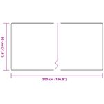 Casa si Gradina - Textile si covoare - Covoare - Covoare casa - Runner din covor Gri inchis 80 x 500 cm 100% polipropilena - Infinity.ro