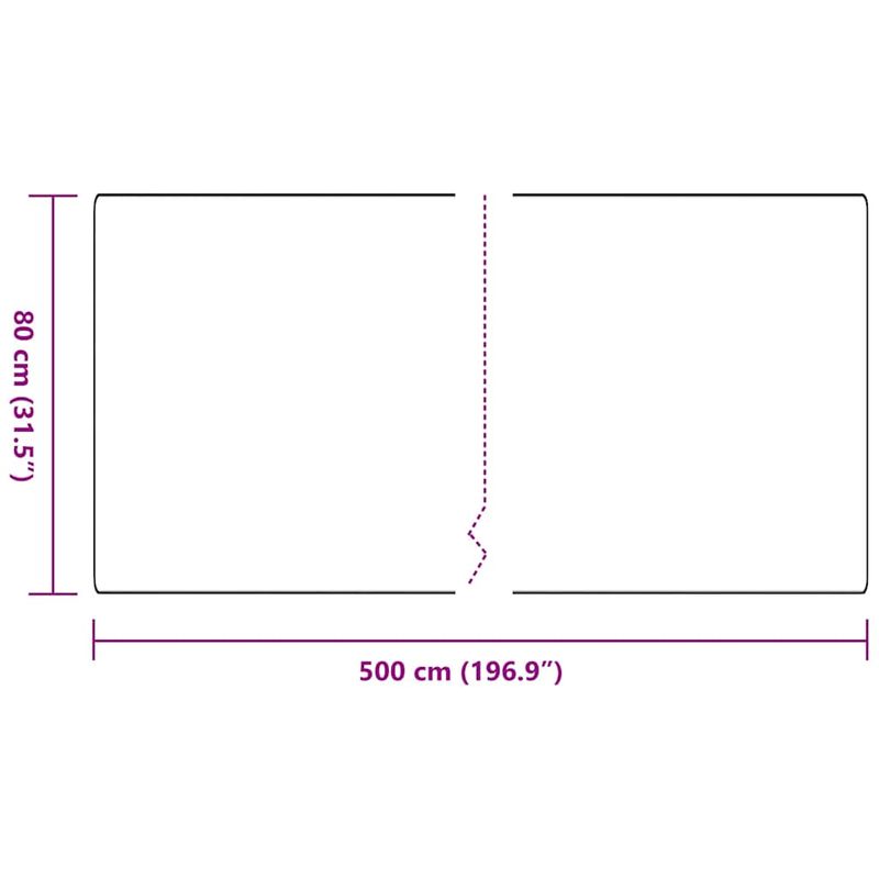 Casa si Gradina - Textile si covoare - Covoare - Covoare casa - Runner din covor Gri inchis 80 x 500 cm 100% polipropilena - Infinity.ro
