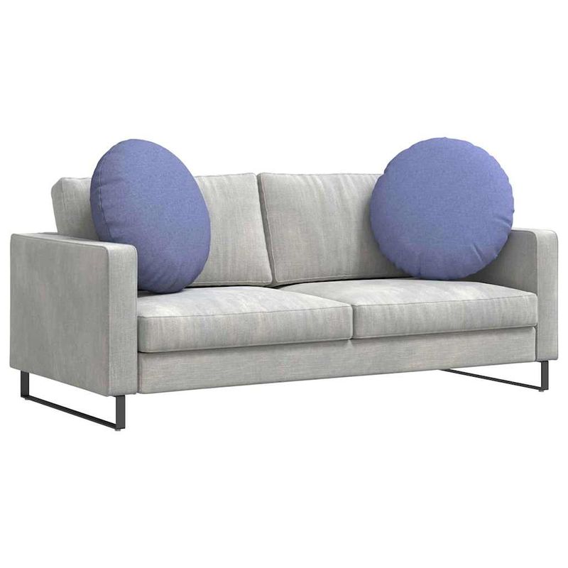 Casa si Gradina - Textile si covoare - Perne si pilote - Perne decorative - Perne de Sezut 2 pcs Albastru Jeans Ø60 x 21 cm tesatura - Infinity.ro