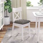 Casa si Gradina - Textile si covoare - Perne si pilote - Perne decorative - Perne de Sezut 4 pcs Gri deschis 40 x 40 x 6 cm - Infinity.ro