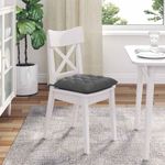 Casa si Gradina - Textile si covoare - Perne si pilote - Perne decorative - Perne de Sezut 2 pcs Gri inchis 40 x 40 x 6 cm tesatura - Infinity.ro