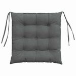 Casa si Gradina - Textile si covoare - Perne si pilote - Perne decorative - Perne de Sezut 2 pcs Gri inchis 40 x 40 x 6 cm tesatura - Infinity.ro
