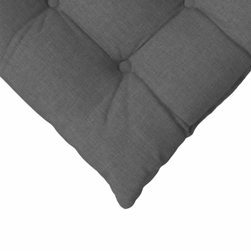 Casa si Gradina - Textile si covoare - Perne si pilote - Perne decorative - Perne de Sezut 2 pcs Gri inchis 40 x 40 x 6 cm tesatura - Infinity.ro