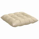 Casa si Gradina - Textile si covoare - Perne si pilote - Perne decorative - Perne de Sezut 2 pcs Crem 40 x 40 x 6 cm tesatura - Infinity.ro