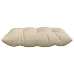 Casa si Gradina - Textile si covoare - Perne si pilote - Perne decorative - Perne de Sezut 2 pcs Crem 40 x 40 x 6 cm tesatura - Infinity.ro